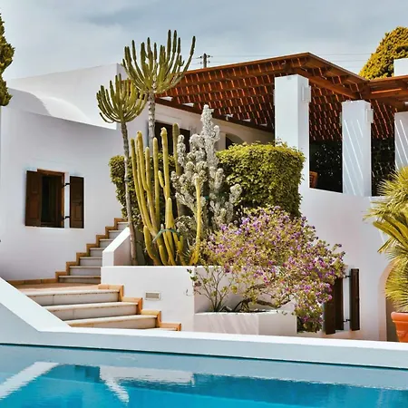 With Sunset Views In Santorini